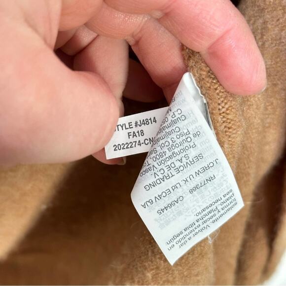 MADEWELL Cozy Walker Merino Wool Alpaca Blend Heather Timber Camel Tan {NN42} - Picture 6 of 6